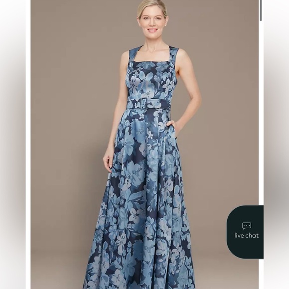 Alex Evenings Dresses & Skirts - Alex Evenings Navy Floral A Line Mother of the Groom/Bride Dress